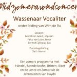 Midzomeravond Concert Koor Wassenaar Vocaliter